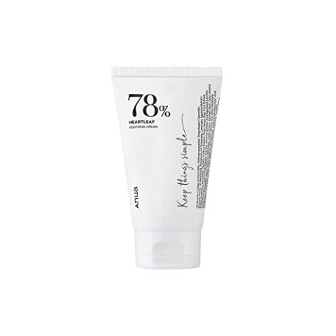 Anua Heartleaf 78% Soothing Cream 100ml / 3.38 fl.oz. I moisturizing, soothing the skin, panthenol, ceramide, moisture barrier