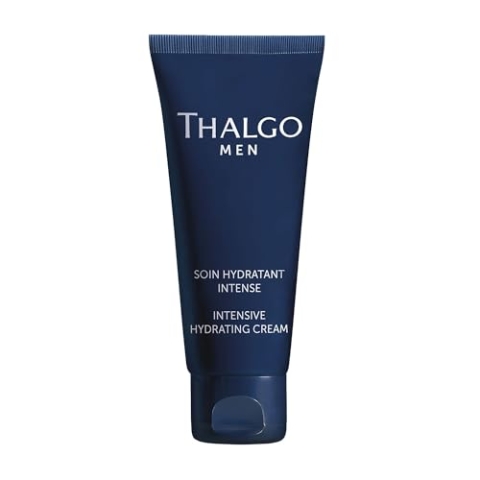 THALGO Men Intensiv Feuchtigkeitscreme - Tiefenwirksame Pflege mit Meeresquellwasser für langanhaltende Hydration, Gesichtscreme für Männer, 50 ml