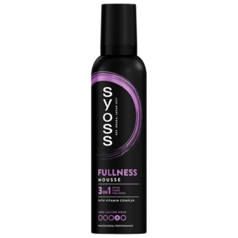 6er Pack - Syoss Haarschaum - Fullness 3in1 - mit Vitaminkomplex - 300ml