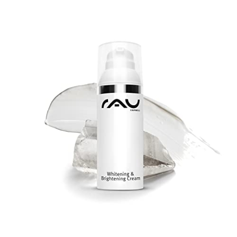 RAU Whitening & Brightening Cream 50 ml - Hautaufheller Creme, Entfernen von Sommersprossen, Pigment- und Altersflecken