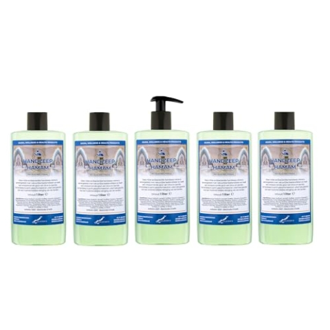 Flüssige Handseife Hamam 500 ml - mit kostenloser Pumpe - 5er Set