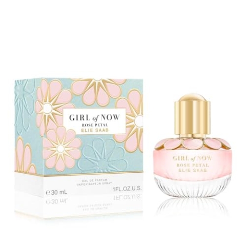 Elie Saab Girl of Now Rose Petal 30 ml – Eau de Parfum – Frauen Parfüm – Fruchtig-floraler Duft – Fruchtige und Florale Noten – Transparenter Glasflakon