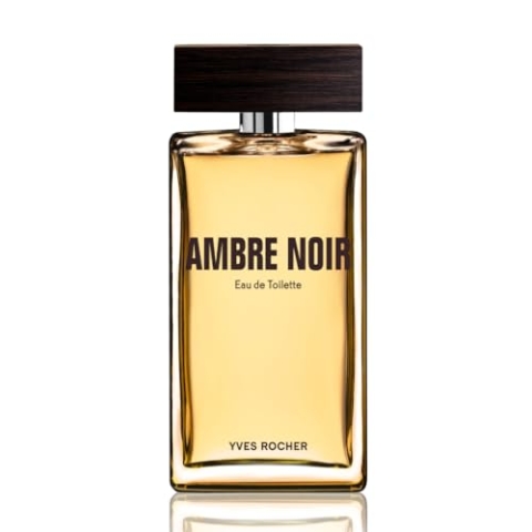 Yves Rocher AMBRE NOIR Eau de Toilette 100 ml | sinnlich-elegantes Männer Parfüm mit einer intensiv-holzigen Duftnote