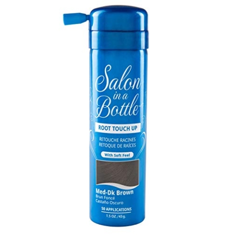 Salon in a Bottle Root Touch up Hair Spray Medium / Dark Brown by Salon in a Bottle