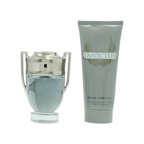 Paco Rabanne INVICTUS Set enthält Eau de Toilette Spray 50 ml und All Over Shampoo, 100 ml