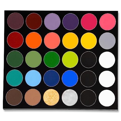 Mehron Paradise Make-up AQ 30 Color Pro Palette | Magnetische und nachfüllbare Palette | Körperfarbe & Gesichtsfarbe | Professionelles Make-up für Kostüme, SFX, Halloween und Cosplay