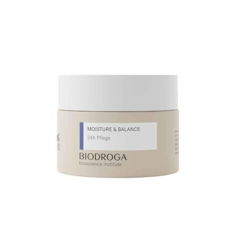 Biodroga 24h Pflege Gesichtscreme 50 ml – Feuchtigkeitscreme Gesichtspflege Regeneration Face Moisturizer