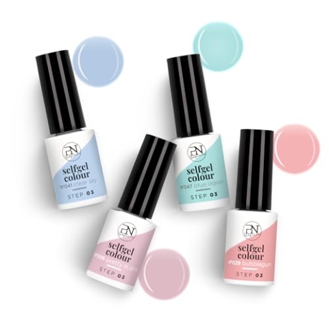 PN Selfcare Gel Nagellack Set – 4 Farben UV Gel Nagellack – Nagellack Set für langanhaltender Glanz – Semi Permanent & tierversuchs frei - Gel Polish Delicate Dreamscape