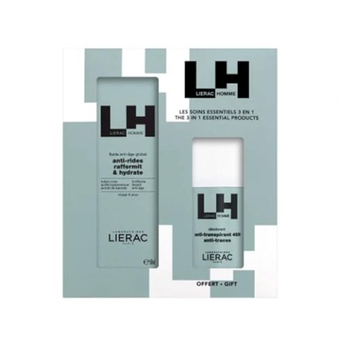 Lierac Cof Homme Anti-eta' Crema 50 Ml + Deo 50 Ml