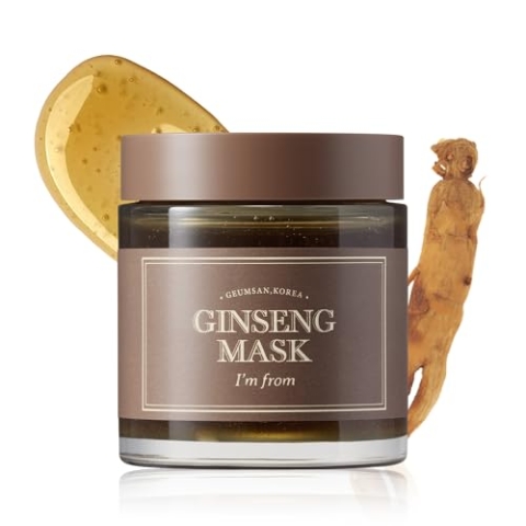I'm from | Ginseng-Maske, Entgiftung, Elastizität, beugt feinen Linien vor, 3,97% Ginseng-Extrakt, 120 g, 4,23 oz