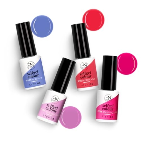 PN Selfcare Gel Nagellack Set – 4 Farben UV Gel Nagellack – Nagellack Set für langanhaltender Glanz – Semi Permanent & tierversuchs frei - Gel Polish Floral Fusion
