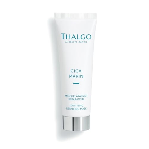 THALGO Beruhigende und reparierende Maske aus der professionellen Produktlinie CICA Marin, sofortige Wirkung wie ein Express-Verband, sofortige Regeneration. Für eine weiche und geschmeidige Haut