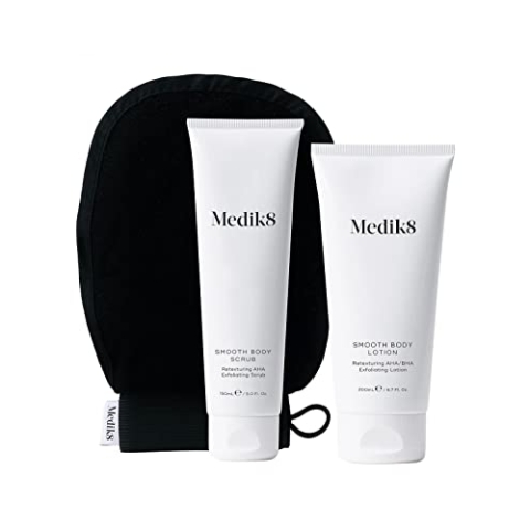 MEDIK8 Smooth Body Exfoliating Kit (Smooth Body Scrub 150 ml + Smooth Body Lotion 200 ml)