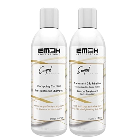 Essential Keratin – Haarglättungs-Set für krauses Haar – 150 ml