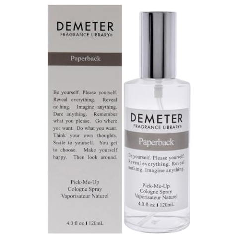 Demeter Paperback for Unisex 4 oz Cologne Spray