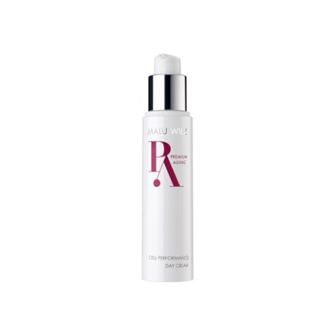 Malu Wilz Premium Aging Cell Performance Day Cream 50ml I Anti Aging Gesichtspflege für trockene Haut I Feuchtigkeitscreme zur natürlichen Hautregeneration