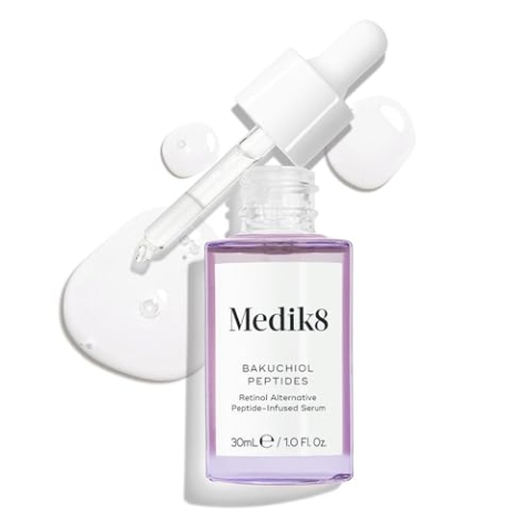 Medik8 Bakuchiol Peptides - Retinol-Alternative mit Peptiden angereichertes Serum - 1.25% Bakuchiol - Pflanzliche Retinol-Alternative - 30ml