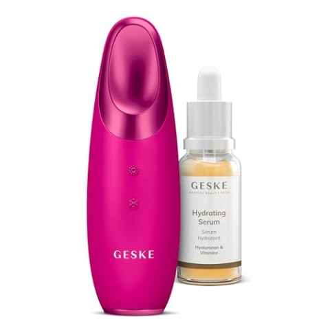 GESKE | SmartAppGuided™ Warm & Cool Eye Energizer | 6 in 1 + GESKE Hydrating Serum | Set mit passender Kosmetik-Zugabe | Beauty-Bundle