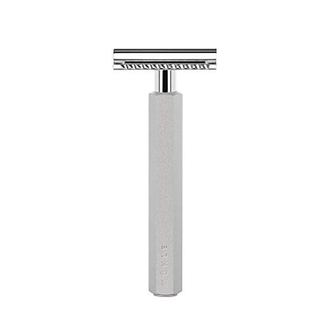 MÜHLE Rasierhobel - Hexagon Serie - geschlossener Kamm - Aluminium eloxiert - pure