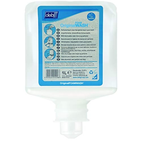 DEB Original Foam Wash, farblos, 6 x 1 l