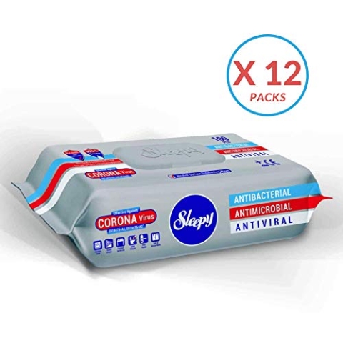 Reinigingsdoekjes sleepy 100 hygienische doekjes | 12 stuks