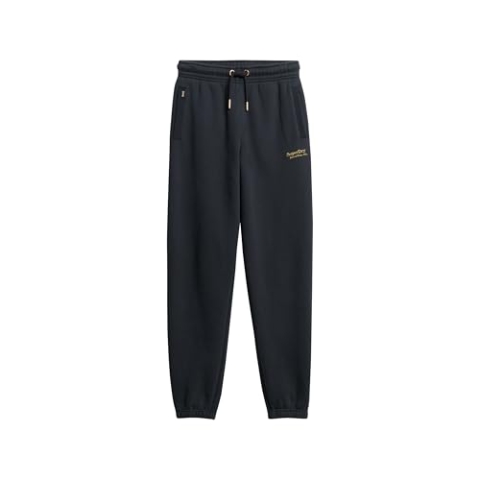 Superdry Damen Essential Jogginghose mit Bündchen und Logo Kräftiges Marineblau 36