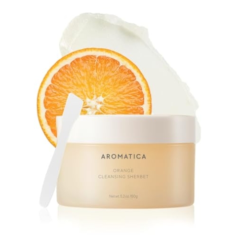 AROMATICA Orangen-Reinigungssherbet 150g - Make-up Entferner Balsam - schmelzt hartnäckige Unreinheiten