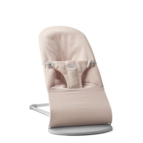BabyBjörn Babywippe Bliss, Gewebt Melange, Hellrosa