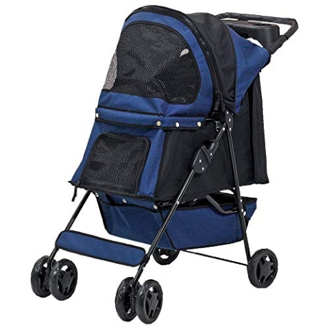 Pawise Hundewagen, 68 x 46 x 100 cm, Blau
