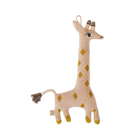 OyOy Mini Darling Cushion Baby Guggi Giraffe - Stofftier Süßes Baby Kinder Kissen Kuschelkissen und Schmusekissen - Baumwolle 15x32 cm