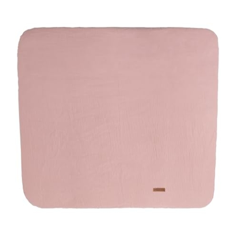 Baby's Only - Baby Wickelauflagenbezug 75x85 cm - Bezug für Wickelauflage Breeze - Abwaschbare Bezug für Wickeltischauflage - Aus Baumwolle - Alt Rosa