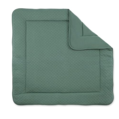 BEMINI Laufstalleinlage Krabbeldecke Pady quilted jersey Green