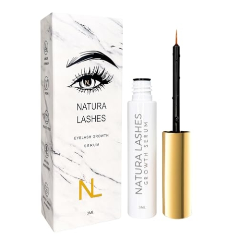 NATURA LASHES - Lash Serum - Lash Growth Serum - Lash Lift - Wimpernserum - Wimpernwachstum Serum - Lashlift-Kit - Keine Prostaglandine - Natürliches Wimpernserum - Lash Serum - Schnelles Ergebnis