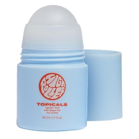 Topicals High Roller Ingrown Hair Tonic with Salicylic Acid, AHAs and BHAs - For Razor Bumps, Irritation and Ingrown Hairs - Suitable For Face & Body (1.7 Fl Oz)