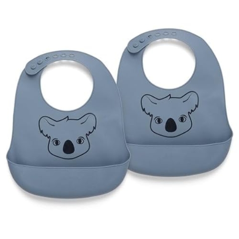 NUUROO Alfie Silikon Bib Bering Sea 2er-Pack