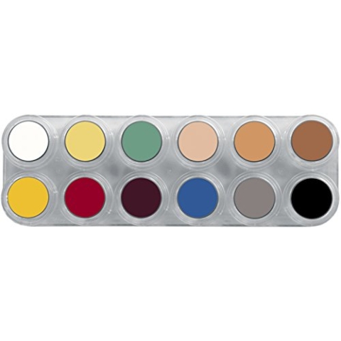 Creme Makeup-Palette L mit 12 Farben