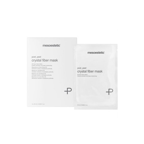 Mesoestetic Post-Peel Crystal Fiber mask 5 Stück