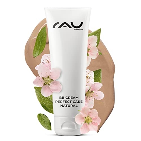 Silikonölfreie BB Cream Perfect Care Natural für Trockene, Unreine, Normale Haut 75 ml - Make-Up, Pflege, UV-Schutz - Getönte Tagescreme mit Zink, Vitamin E, Mandelöl, Panthenol & Traubenkernöl