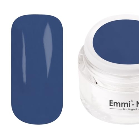 Emmi Nail Farbgel | UV/LED-Gel für brillante Farbintensität | Hohe Deckkraft, mittelviskos & selbstglättend | Kein Verlaufen in Nagelränder | 5 ml – Galaxy Blue