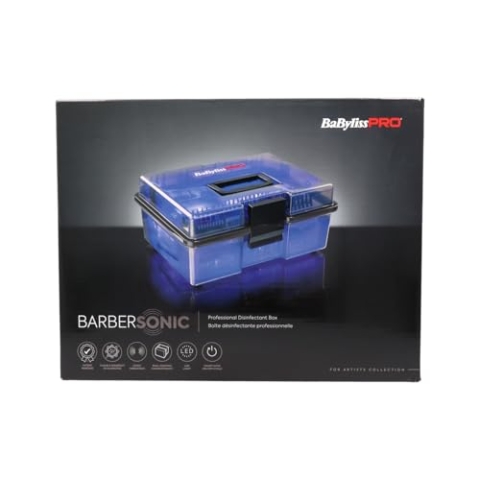 Babyliss pro Barbersonic Professionelle Desinfektionsbox mit Schallvibrationen In nur 10 Minuten gereinigte und desinfizierte Werkzeuge