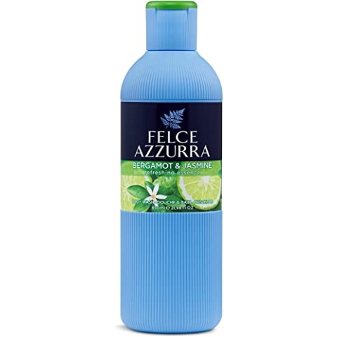 12x Paglieri Felce Azzurra Fresco Bergamotte und Zedernblüte Duschgel unverwechselbares Parfüm spendet der Haut Feuchtigkeit - 650 ml + Italian Gourmet polpa 400g