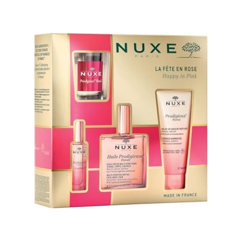Nuxe Box Weihnachten 2024 Happy in Pink - Geschenkset - Whole Body - Skin Care Set