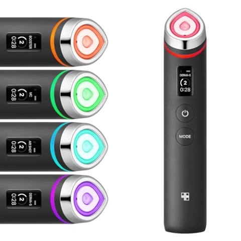 Medicube Age-R Booster Pro – 6-in-1 Total Care LED-Therapiegerät für verbesserte Absorption, Ausstrahlung, Elastizität, Gesichtskontur und Porenpflege mit 4 Modi, professionelle Hautpflege
