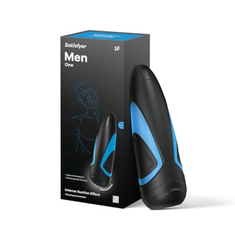 Satisfyer Men Taschenmuschi | Penispumpe für Männer | Sex-Spielzeug | Masturbator mit Pump-Funktion | realistische Vakuumpumpe | Sexspielzeug für den Penis | realistisch & starker Penisvibrator