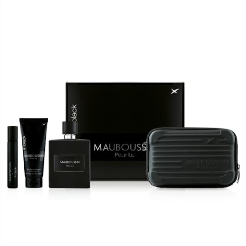 Mauboussin - Prestige 2024 Pour Lui In Black: Eau de Parfum 100 ml, Duschgel 75 ml, Travel Spray 20 ml & Umhängetasche