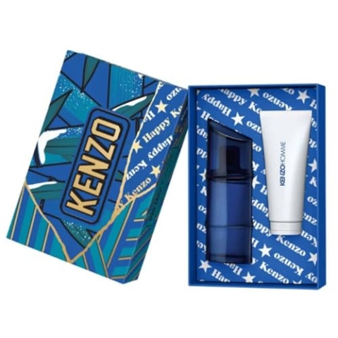 Kenzo Homme Geschenkset für Herren, Eau De Toilette Intense, 60 ml und Duschgel 75 ml