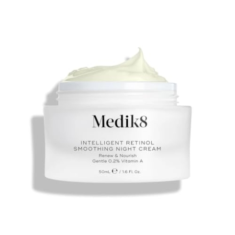Medik8 Intelligente Retinol Glättende Nachtcreme - Erneuern & Pflegen Sanft 0,2% Vitamin A - 50 ml