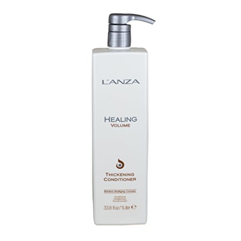 L'ANZA Heilungsvolumen Verdickungskonditionierer (1,000 ml), Verleiht Feinem & Glattem Haar Glanz, Volumen und Fülle, Reich an Bambus-Bodifying-Komplex und Keratin, Volumen Conditioner