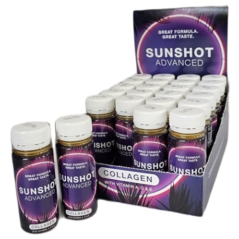 SUNSHOT Tan & Beauty Drink neue Rezeptur (Display 24 x 60 ml)