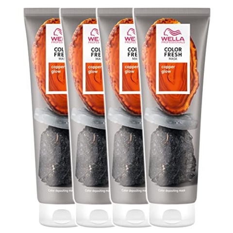 4er Wella Professionals Color Fresh Mask Copper Glow 150 ml